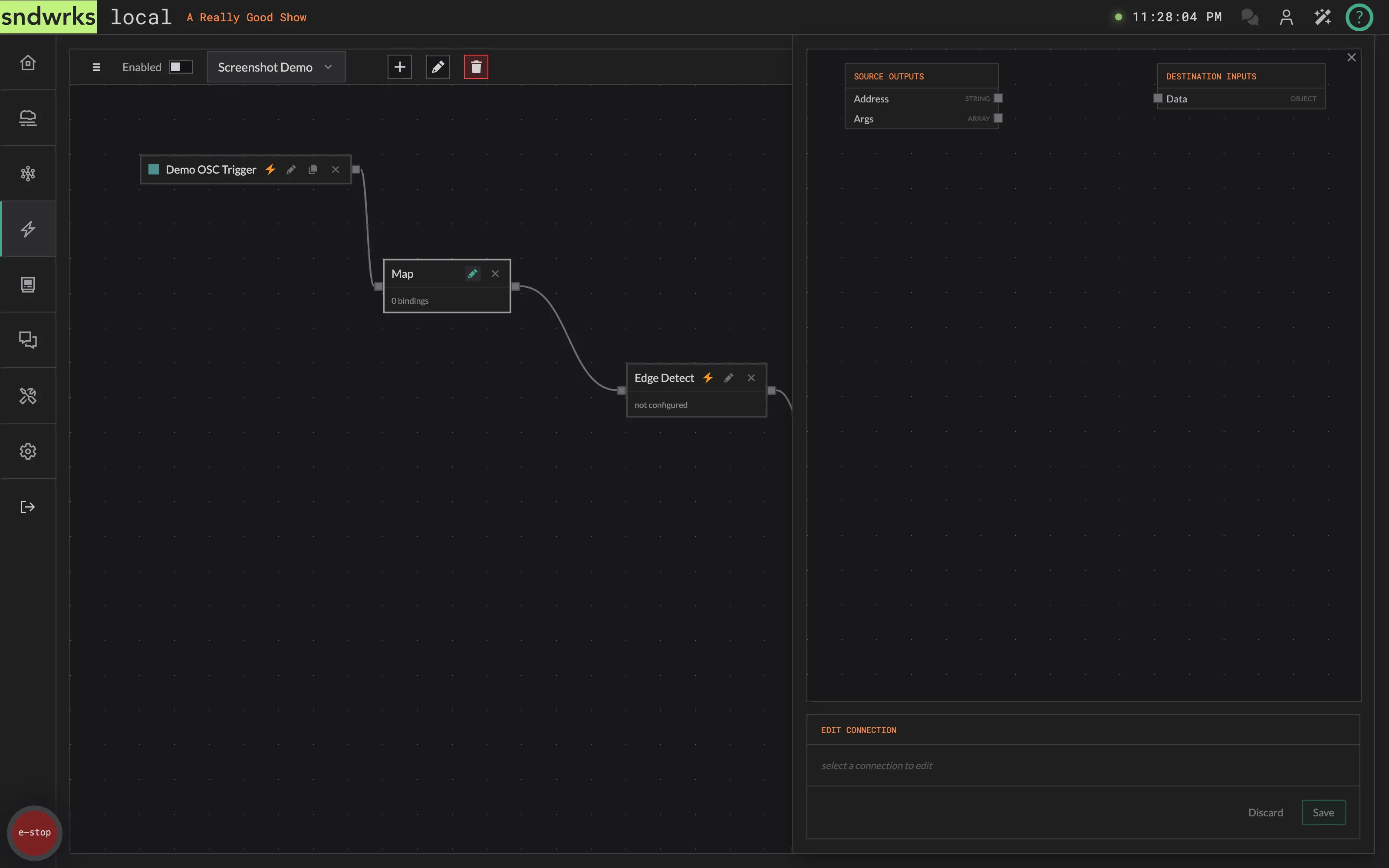 The Map transformer editor
